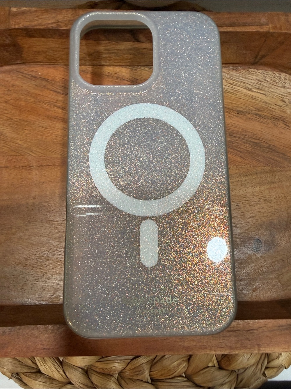 iPhone 16 pro max kate spade Glitter MagSafe Case Iridescent Sparkle